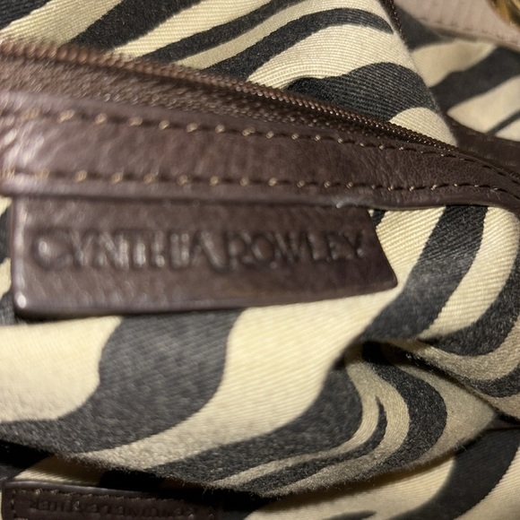 Cynthia Rowley Snakeskin Leather Tote Bag with Chain & Leather Straps - Picture 12 of 13